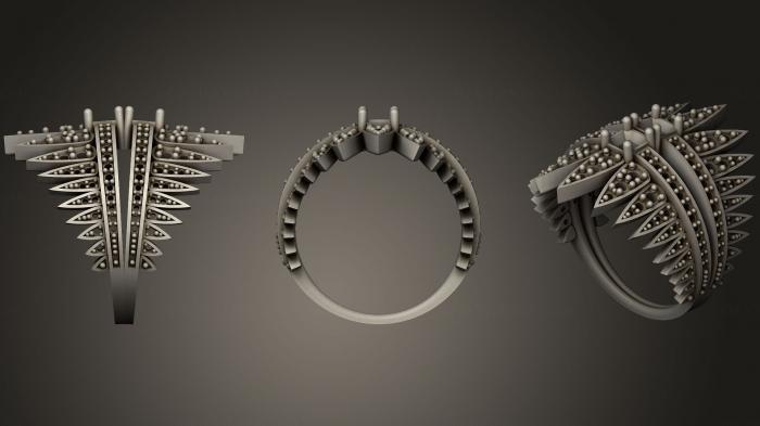 نموذج ثلاثي الأبعاد لآلة CNC خواتم مجوهرات خاتم 244